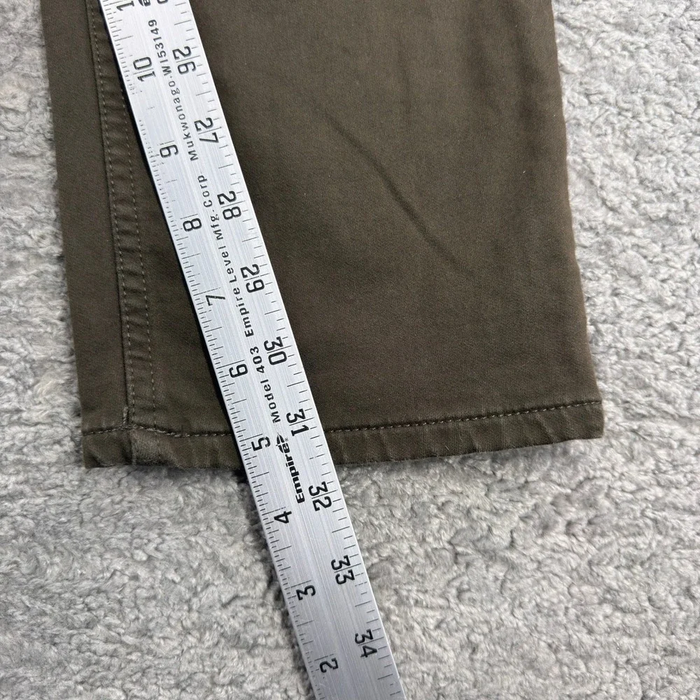 Banana Republic Mens Slim Traveler Pants 31x32 Surplus Olive Green SEE‎ PICS